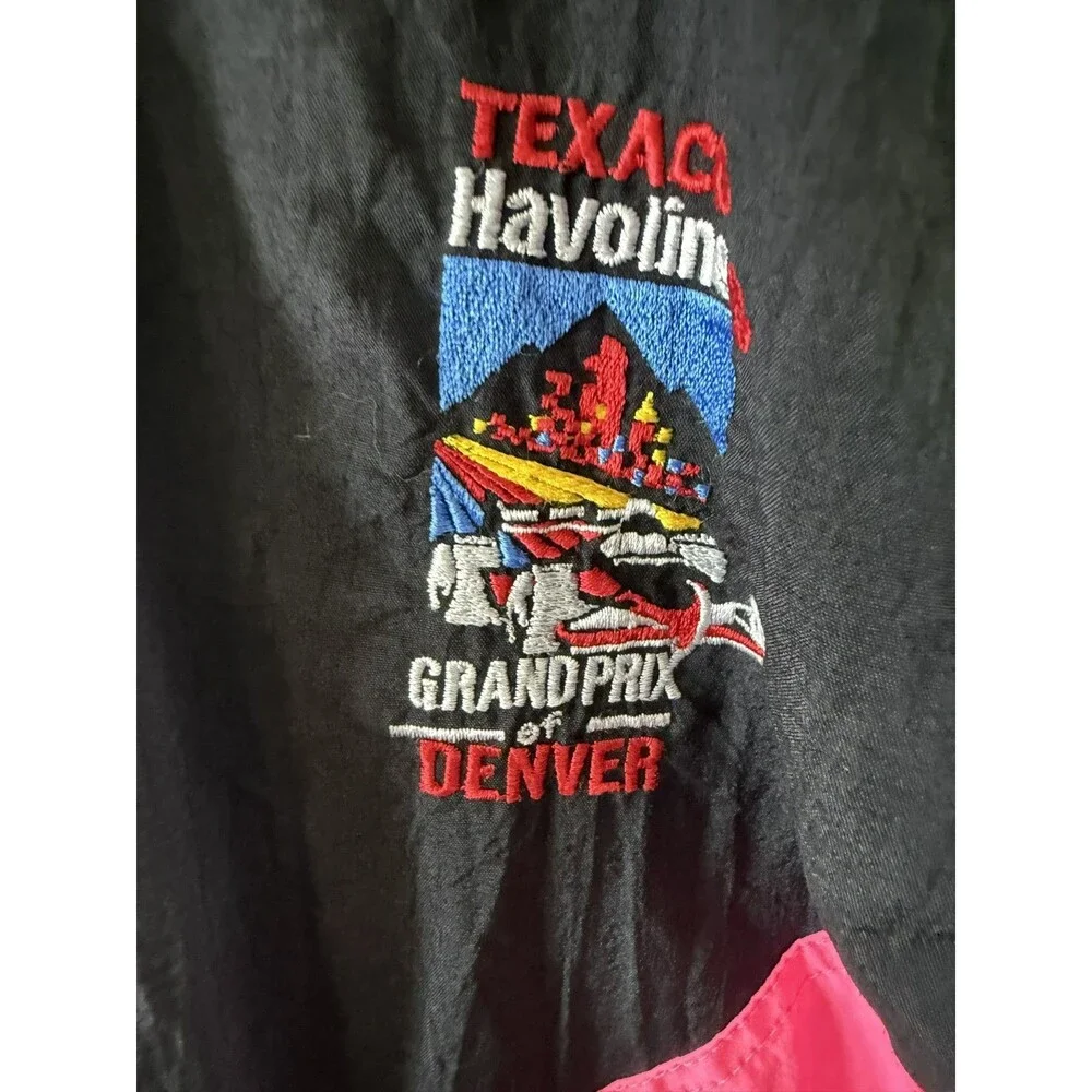 Vintage Texaco Havoline Grand Prix Denver CART Indy Car NEON Jacket Racing Race